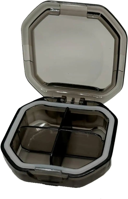Travel Medicine Organizer – Portable Pill Case with 4 Slots
